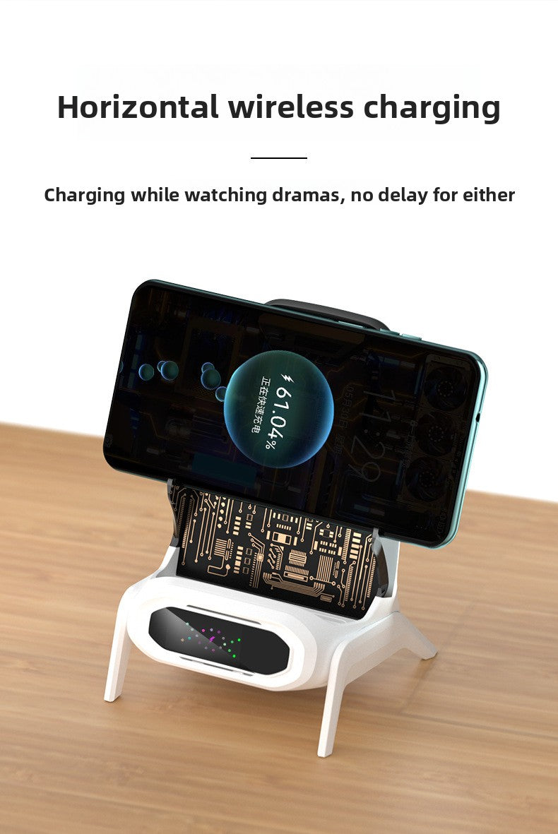 Wireless charging head Lazy seat charging Desktop fast charging bracket Compatible with mobile phone and tablet charger